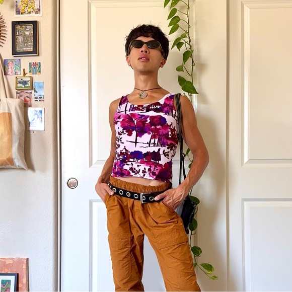 Vintage Y2K Purple Tank Top - Picture 1 of 6